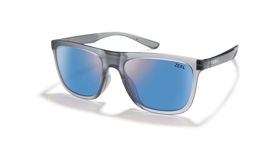 Zeal Optics Boone - Polarized, Color - Matte Smoke, Lens Color - Horizon Blue, 11657
