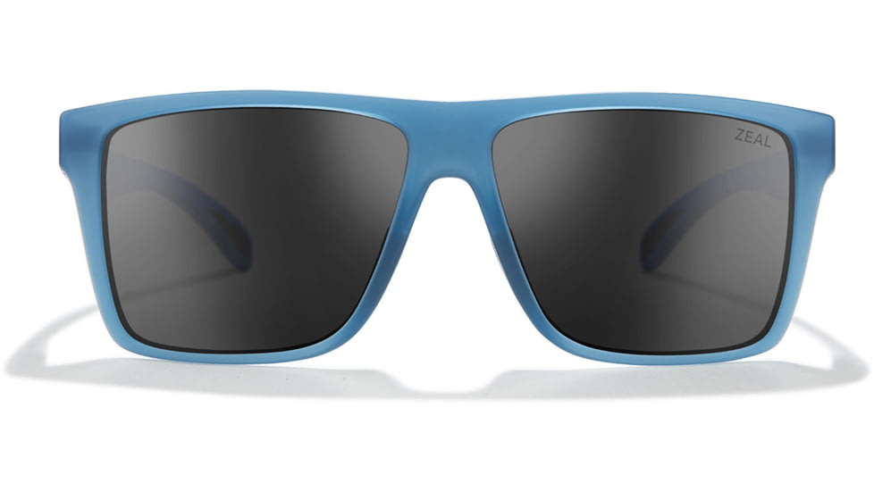 Zeal Optics Cam Plant-Based Rectangular Polarized Sunglasses, Mako/Dark Grey, Medium, 11989