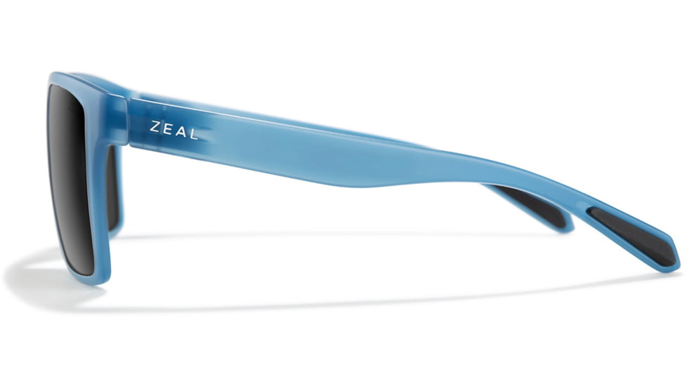 Zeal Optics Cam Plant-Based Rectangular Polarized Sunglasses, Mako/Dark Grey, Medium, 11989