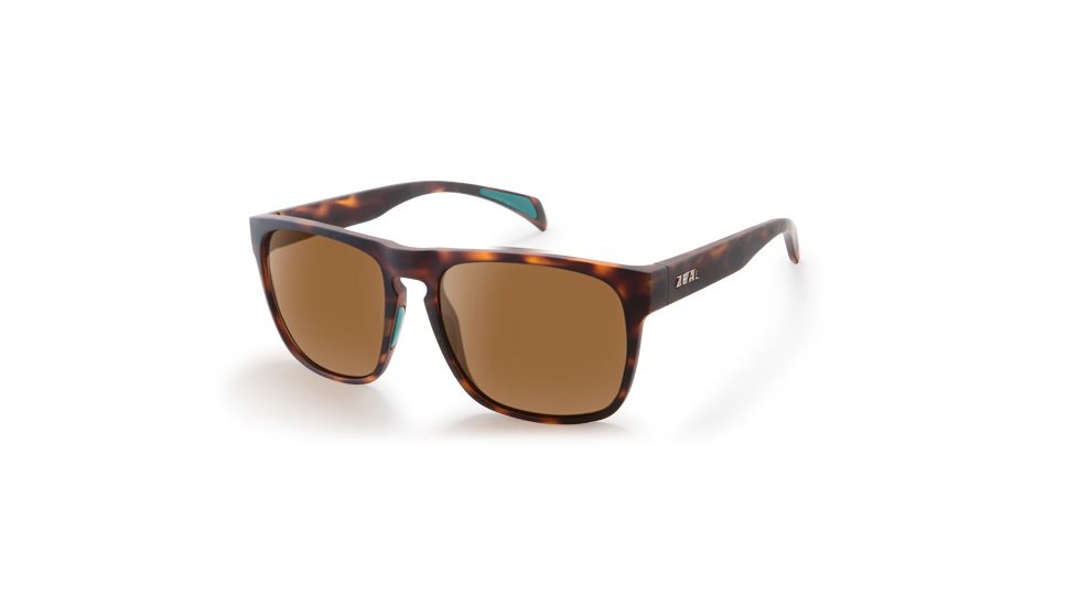 Zeal Optics Capitol Sunglasses, Matte Tortoise Frame, Ellume Copper Lens, Polarized, 11317