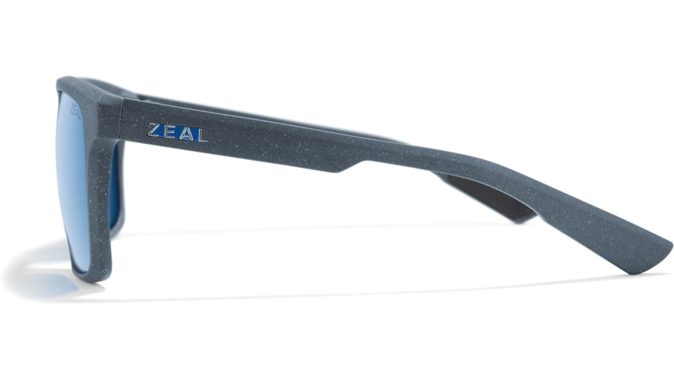 Zeal Optics Divide Recycled Plastics and Plant-Based Rectangular Polarized Sunglasses, Midnight/Horizon Blue, Medium, 11839
