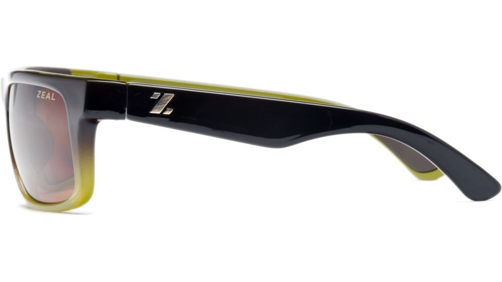 Zeal Optics Essential Sunglasses, Brown/Olive Fade Frame, Copper Lens, 10004