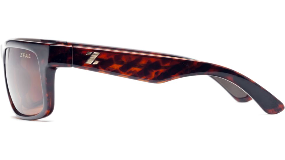 Zeal Optics Essential Sunglasses, Demi Tortoise Frame, Copper Lens, 10005
