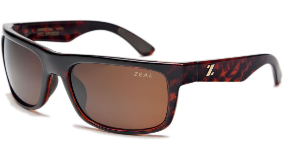 Zeal Optics Essential Sunglasses, Demi Tortoise Frame, Copper Lens, 10005