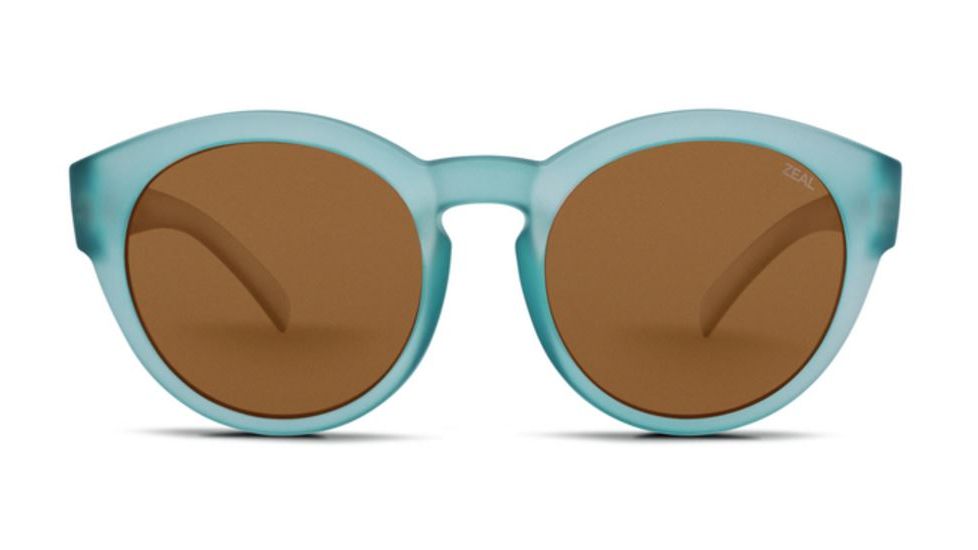 Zeal Optics Fleetwood Sunglasses, Telegraph Blue Frame, Polarized Copper Lens, Polarized, 10874