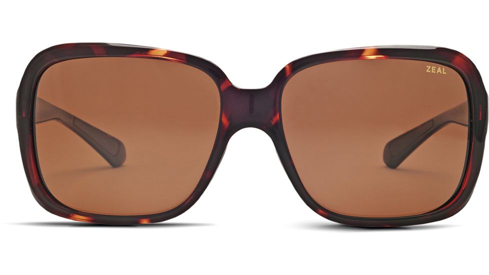 Zeal Optics Hadley Womens Sunglasses, Oak Tortoise Frame and Polarized Copper Lens 10412