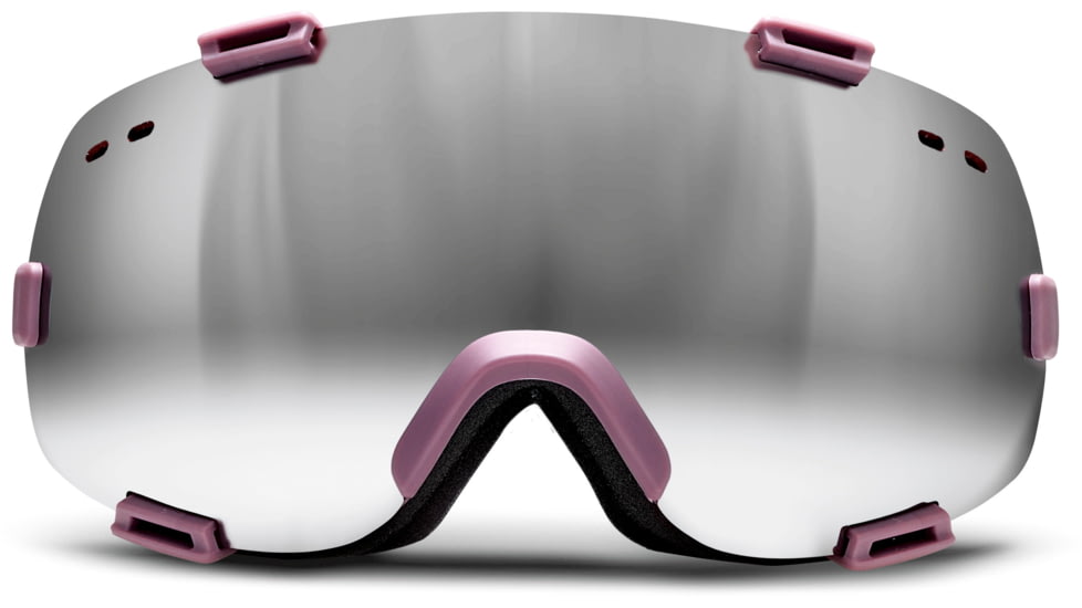 Zeal Optics Voyager Ski Goggles, Heather Purple Frame and Metal Mirror and Light Ruby Optimum Lens 10276
