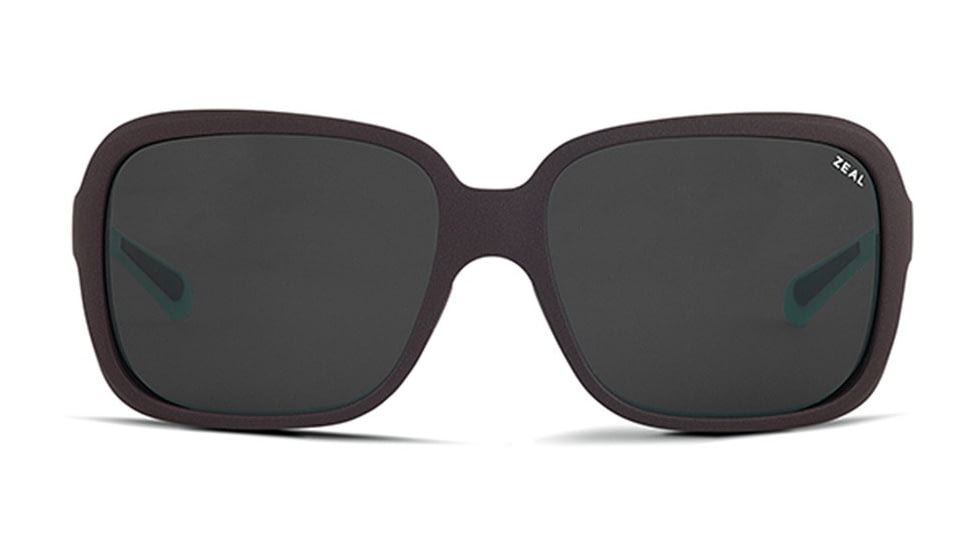 Zeal Optics Zeal Optics Hadley Sunglasses Mint Coffee Frame, Dark Grey Lenses, Polarized 10521