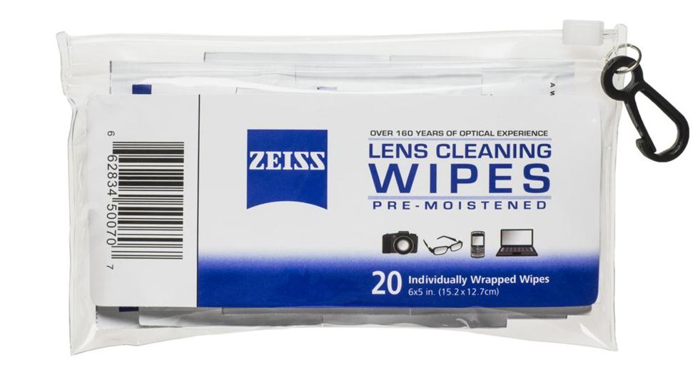 Zeiss 20Ct. Lens Wipes With Pouch 2105 351