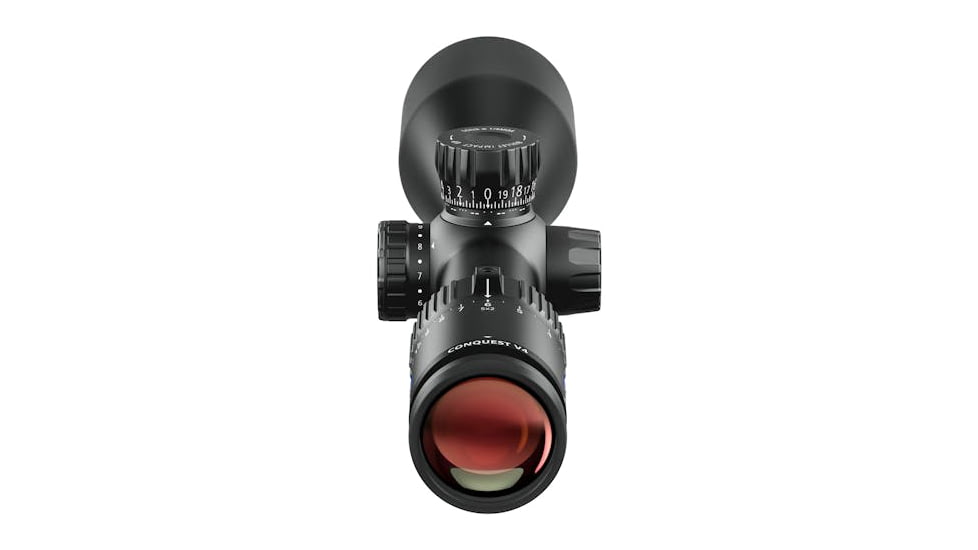 Zeiss Conquest V4 3-12x56mm, 30mm Tube Rifle Scope, Second Focal Plane, Illuminated Plex 60 Reticle, Black, 522925-9960-080