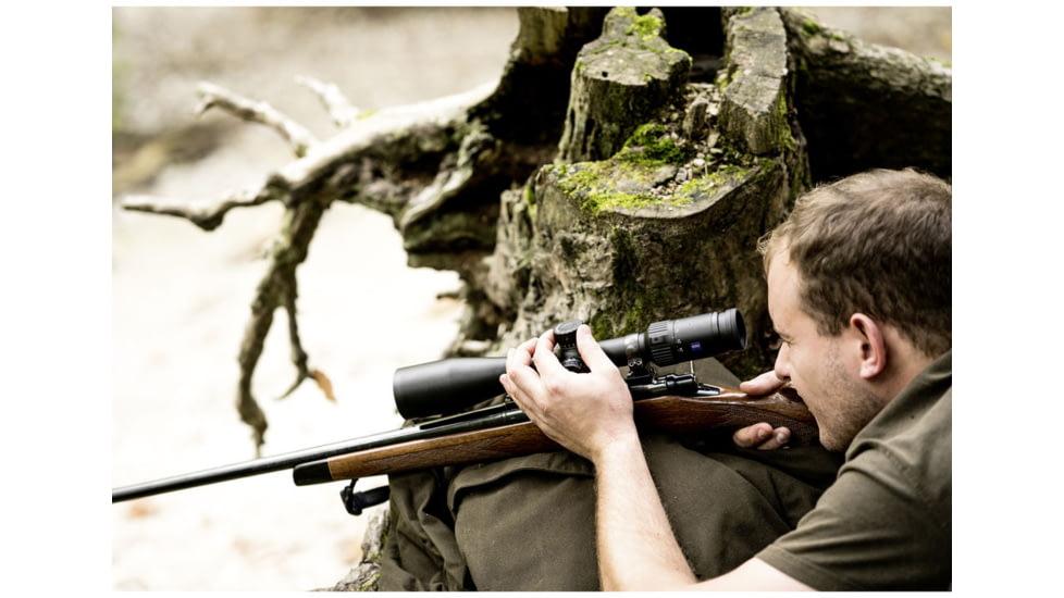 Zeiss Conquest V4 6-24x50mm 30mm Tube Rifle Scope, Second Focal Plane, ZBR-1 Reticle, Black, 522951-9991-080