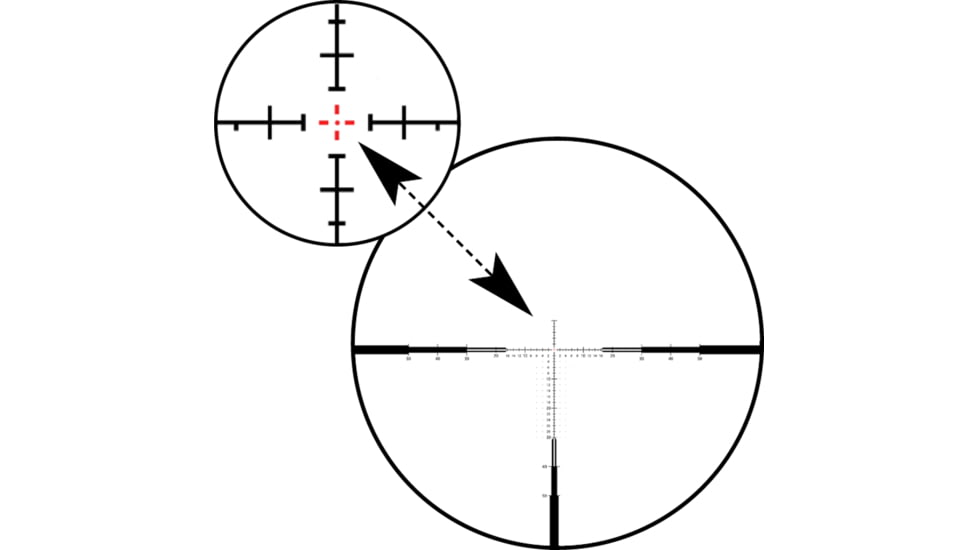 Zeiss LRP S3 Rifle Scope, 4-25x50mm, ZF-MOAi Reticle, Black, 522665-9917-090