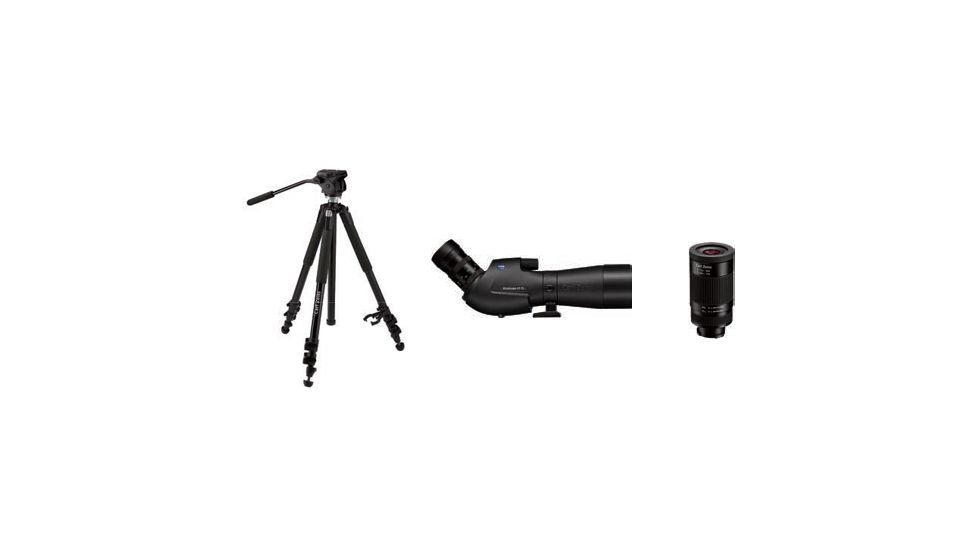 Zeiss Victory FL DiaScope 65T* FL angled with Vario 15-56x/20-75x Eyepiece and Carbon Tripod