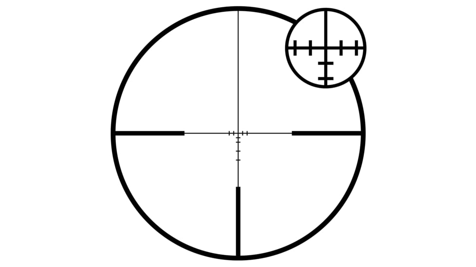 Zeiss V3 Rimfire 2.5-8x35mm 1in Tube Rifle Scope w/Capped Turrets, Second Focal Plane, XRR Reticle, Black, 522703-9884-000