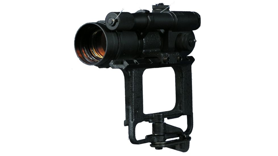Zenit PK-01 V Red Dot Rifle Weapon Scope w/ Weaver and AK Side Mount, Black, GSPK01V