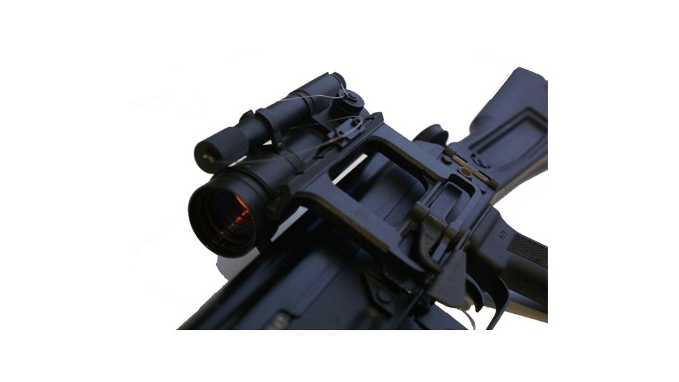 Zenit PK-01 V Red Dot Rifle Weapon Scope w/ Weaver and AK Side Mount, Black, GSPK01V