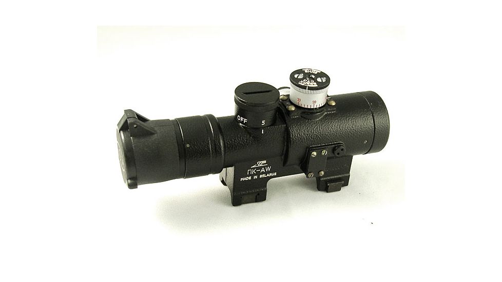 Zenit PK-A Military Fast Acquisition Red Dot Rifle Scope - Weaver, Black, GSPKAW