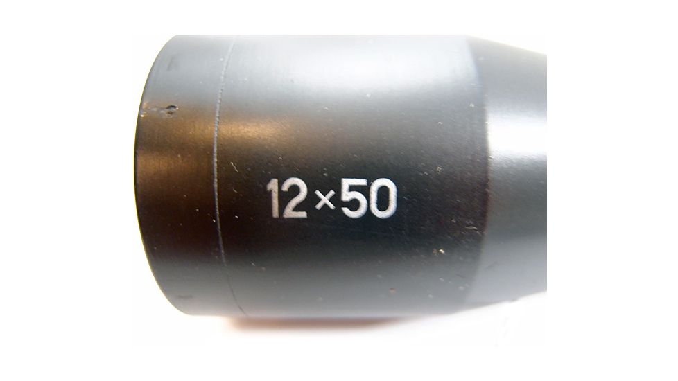 Zenit PO 12x50mm BelOMO Rifle Scope w/ US Mil-Dot Reticle, Black, GSPO1250MD