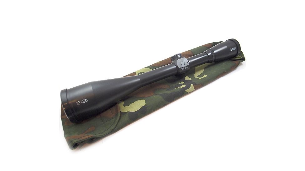 Zenit PO 12x50mm BelOMO Rifle Scope w/ US Mil-Dot Reticle, Black, GSPO1250MD