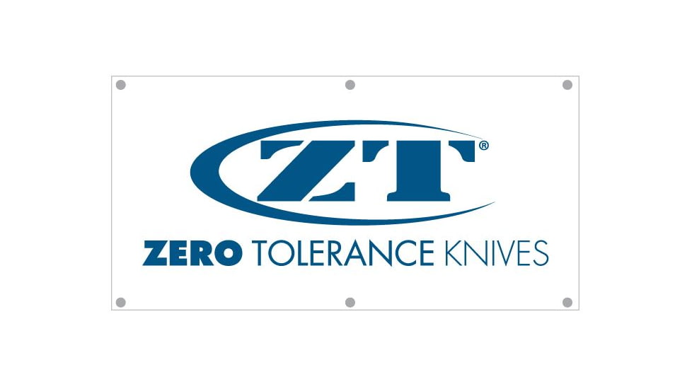 Zero Tolerance 3X6 Banner With Groments ZTBANNER3X6