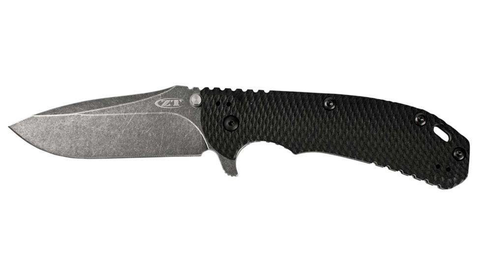 Zero Tolerance Hinderer Folding Knife,3.75in,Elmax Standard Edge Blade,3D Machined Handle ZT0560BW