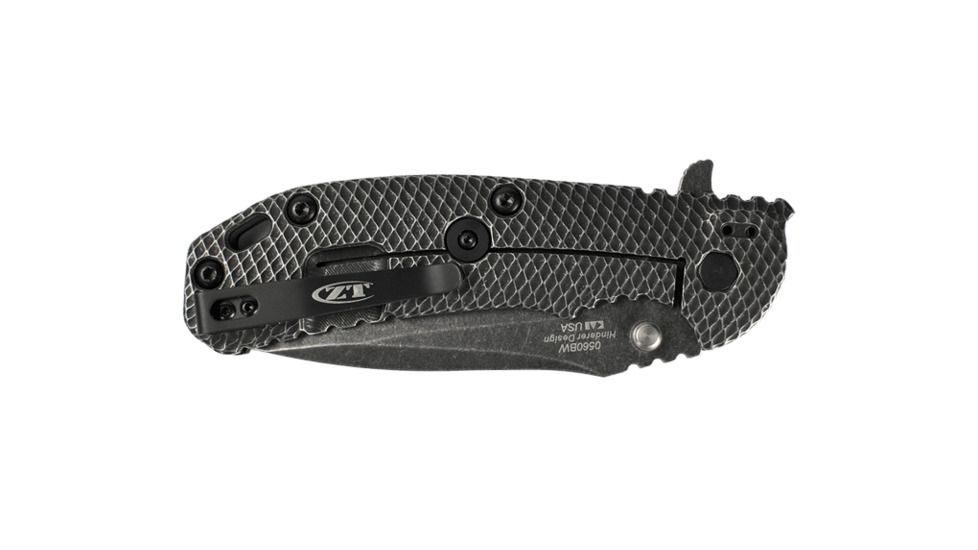 Zero Tolerance Hinderer Folding Knife,3.75in,Elmax Standard Edge Blade,3D Machined Handle ZT0560BW