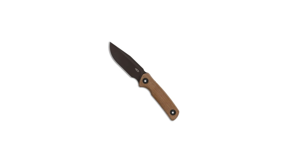 Zero Tolerance Zero Tolerance 0004 Fixed Blade Knife Canvas Micarta 4.2" Dark Bronze Cru-Wear, Tan, CPM CRU-WEAR, adult, BHQ-208348