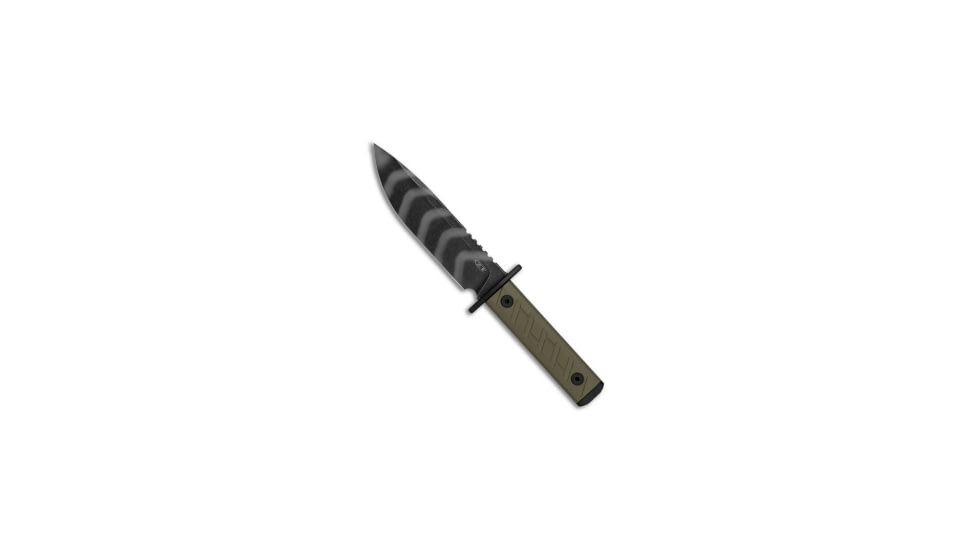 Zero Tolerance Zero Tolerance 6 Fixed Blade Knife OD Green G-10 6" Tiger Stripe Camo 3V, OD Green, CPM 3V, adult, BHQ-209231