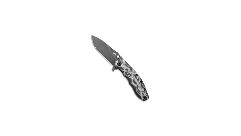 Zero Tolerance Zero Tolerance Hinderer 0562 Frame Lock Knife Black/Gray Ti 3.5" BW, Black/Gray, CPM S110V, adult, BHQ-176544