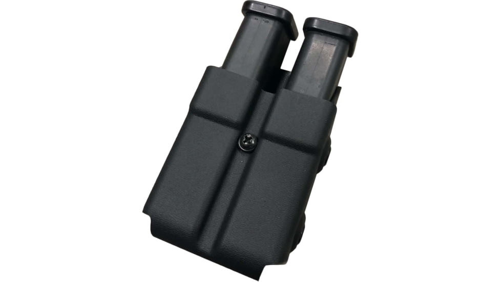Zero9 Double Mag Case Holster, Glock 9mm/.40ACP, Tek-Lok, Plain Black, Z9-4005-BLK-TEK