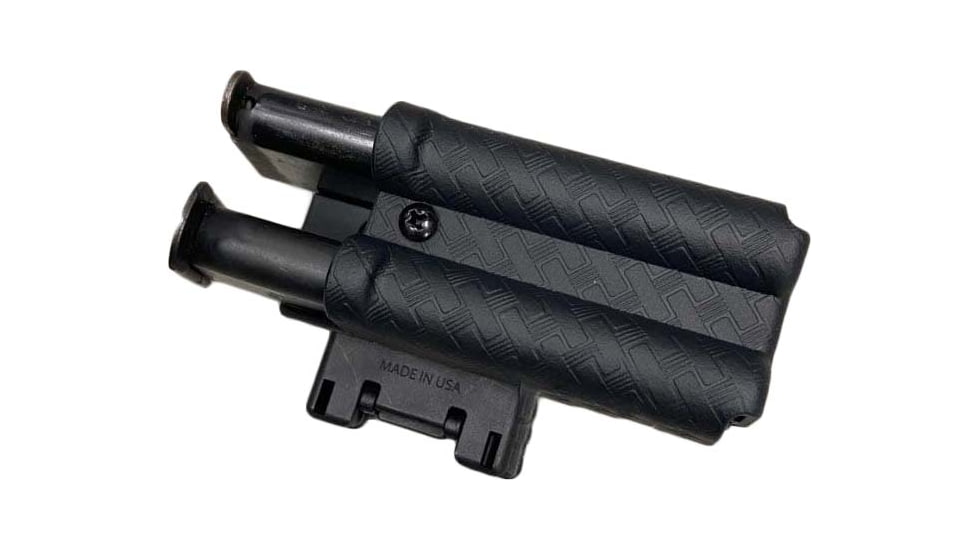 Zero9 Double Mag Case Holster, Single Stack 45cal - Horizntl, Tek-Lok, Plain Black, 4037-BW-TEK-HOR