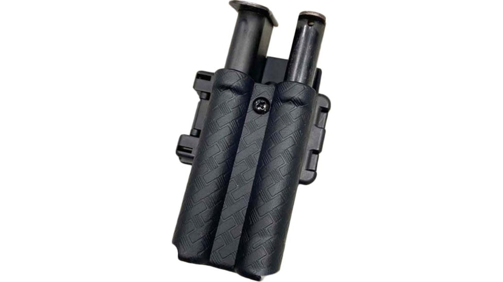 Zero9 Double Mag Case Holster, Single Stack 45cal - Vertical, Tek-Lok, Plain Black, 4037-BW-TEK-VER