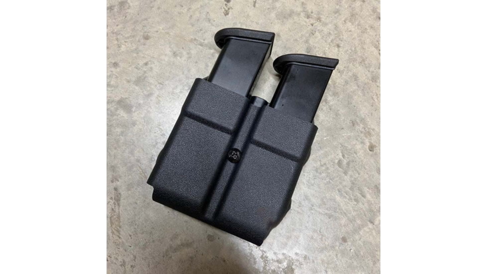 Zero9 Double Mag Case Holster, Traditional 9/40, Tek-Lok, Basketweave, Z9-4027-BW-TEK