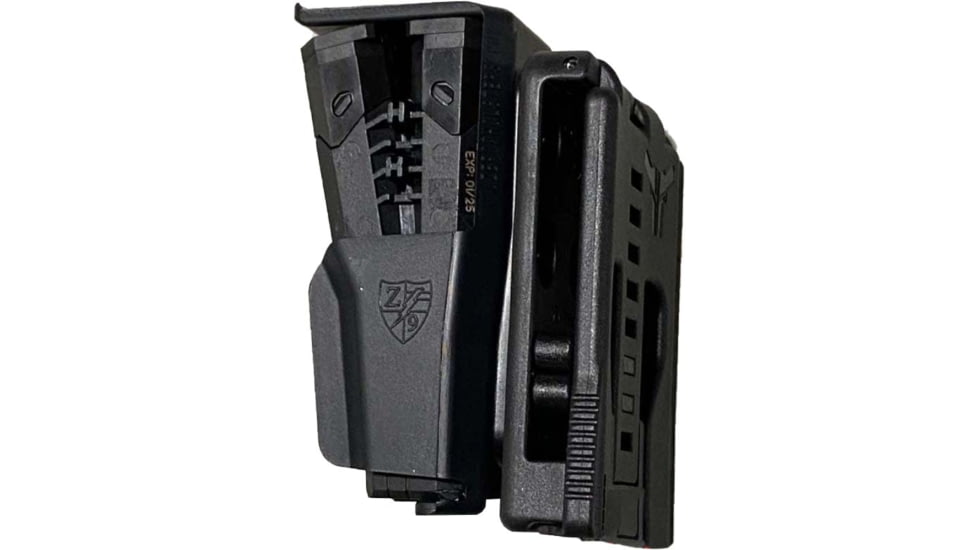 Zero9 Taser Cartridge Case Holster, Taser 7 Cartridge, Tek-Lok, Plain Black, Z9-4036-BLK-TEK
