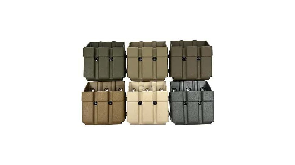 Zero9 Triple Mag Case Holster, Other 9mm/.40ACP, Tek-Lok, Plain Black, Z9-4008-BLK-TEK