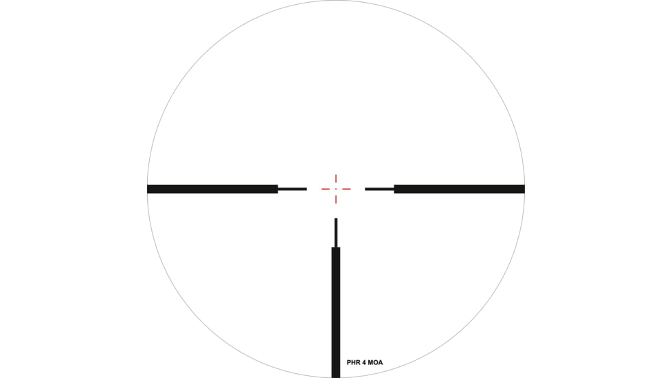 ZeroTech Optics Thrive 1-10x24mm 30mm Tube Rifle Scope, Second Focal Plane, RHR 4 Illuminated Reticle, Black, TH11024P4-IR