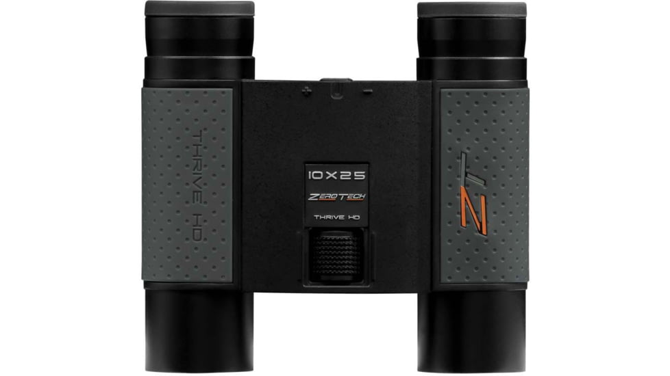 ZeroTech Optics Thrive HD 10x25 mm Roof Prism Binoculars, Grey, THD1025