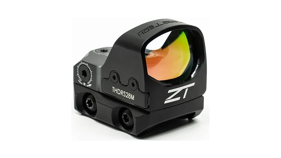 ZeroTech Optics Thrive HD RMR FootPrint 1x28mm Red Dot Sight w/Low Mount, Multi Reticle, Black, THDRS28ML