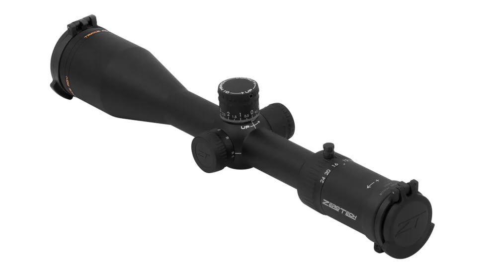 ZeroTech Optics Trace Advanced 4-24x50mm Rifle Scope, 30mm Tube, First Focal Plane, Horace Temor 3 T3 FFP Reticle, MRAD, Black, TR4245FT3