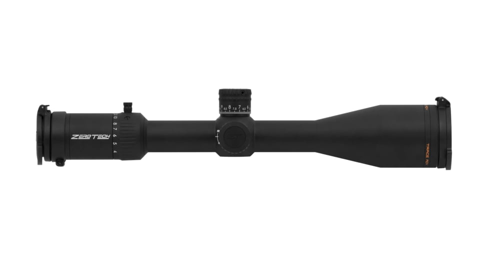 ZeroTech Optics Trace Advanced 4-24x50mm Rifle Scope, 30mm Tube, First Focal Plane, Illuminated RMG-IR FFP Reticle, MRAD, Black, TR4245F-IR