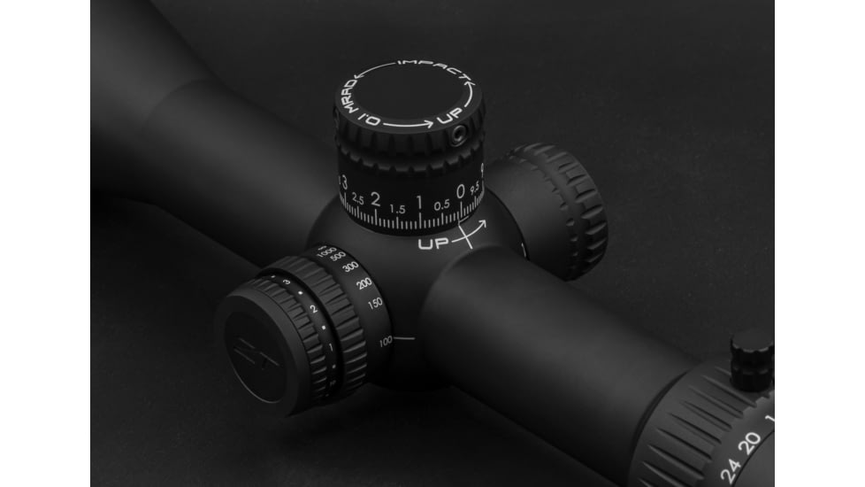 ZeroTech Optics Trace Advanced 4-24x50mm Rifle Scope, 30mm Tube, First Focal Plane, Illuminated RMG-IR FFP Reticle, MRAD, Black, TR4245F-IR