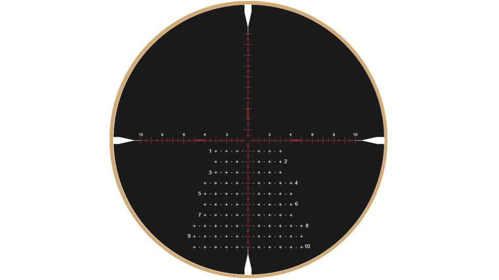ZeroTech Optics Trace Advanced 4-24x50mm Rifle Scope, 30mm Tube, First Focal Plane, Illuminated RMG-IR FFP Reticle, MRAD, Black, TR4245F-IR
