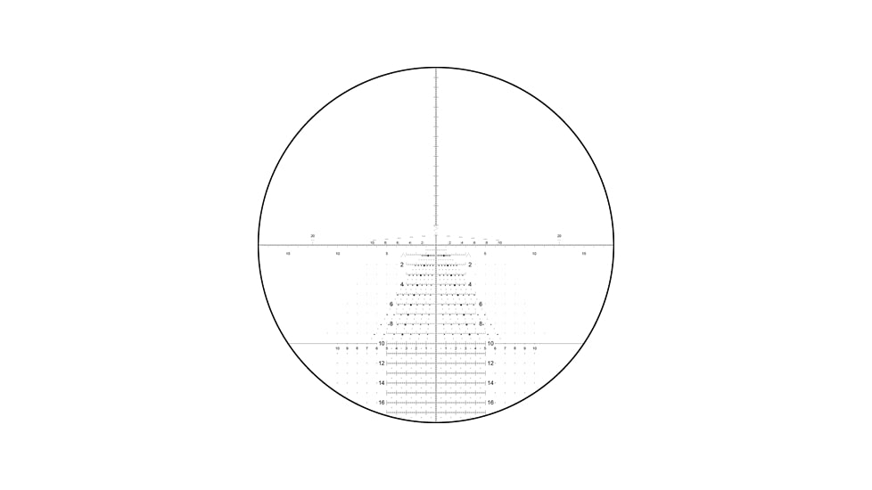 ZeroTech Optics Trace Advanced 5-30x56mm 34mm Tube Rifle Scope, First Focal Plane, Illuminated TREMOR 3 FFP Reticle, Black, TR5306FT3-IR