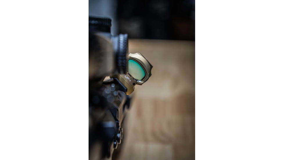 ZeroTech Optics Trace H.A.L.O 1x28mm Enclosed Micro Reflex Red Dot Sight, 3 MOA Dot, Flat Dark Earth, TRAE28-FDE