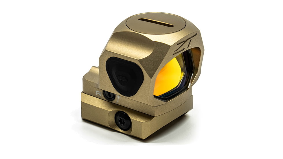 ZeroTech Optics Trace H.A.L.O 1x28mm Enclosed Micro Reflex Red Dot Sight, 3 MOA Dot, Flat Dark Earth, TRAE28-FDE