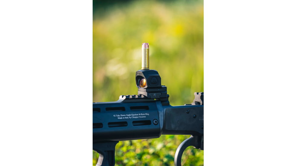 ZeroTech Optics Trace H.A.L.O 1x28mm Reflex Red Dot Sight, 3 MOA Dot Reticle, Green, Enclosed, Black, TRAE28G