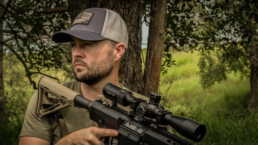ZeroTech Optics Vengeance 4-16x44mm 30mm Tube Rifle Scope, First Focal Plane, RMG MOA Reticle, Black, VG4164FM
