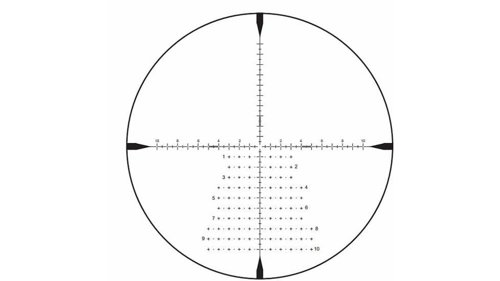 ZeroTech Optics Vengeance 4-16x44mm 30mm Tube Rifle Scope, First Focal Plane, RMG Reticle, Black, VG4164F