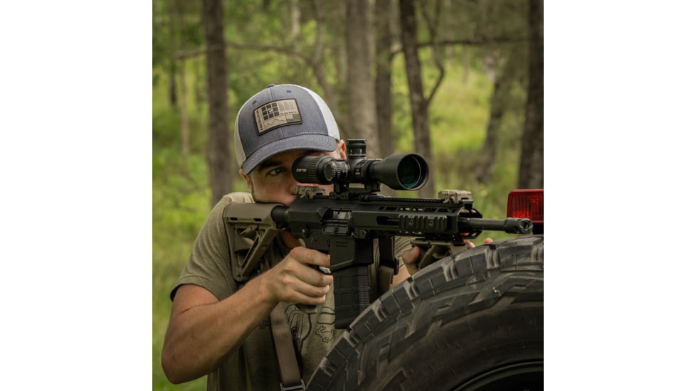 ZeroTech Optics Vengeance 6-24x50mm, 30mm Tube Rifle Scope, First Focal Plane, RMG Reticle, Black, VG6245F