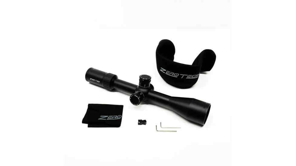 ZeroTech Optics Vengeance 6-24x50mm, 30mm Tube Rifle Scope, First Focal Plane, RMG MOA Reticle, Black, VG6245FM